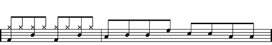 Eighth Note Fill #6